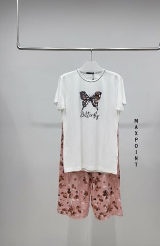 بجامة نسائي / بلون زهري