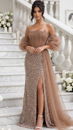 فستان سهرة "توليب كورسيه" (Tulip Corset Gown)
