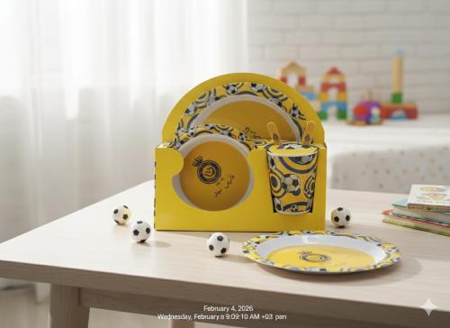 طقم كوب مع صحن النصر