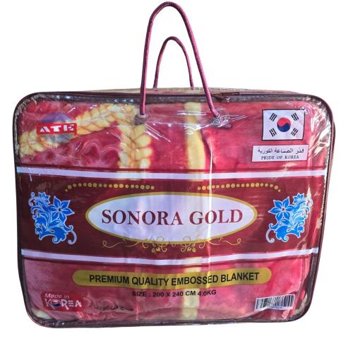 بطانية سونورا فاخرة 4 كيلو – مقاس 200×240 سم – مت...