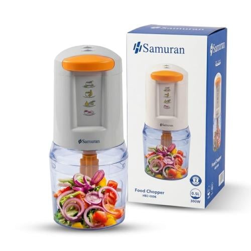 قطاعة الخضار والطعام الكهربائية من Samuran (300 وا...