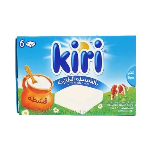 جبنة بالقشطة والحليب كيري الكريمية القابلة للطلي 6...