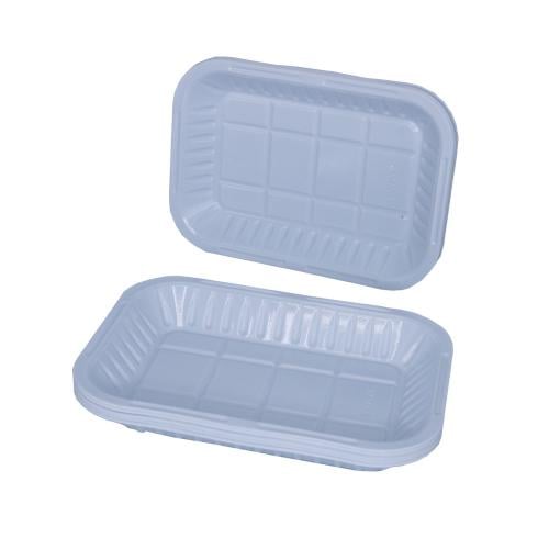 صحون بلاستيك - صحن مستطيل رقم 1 - طقم صوانٍ من الب...