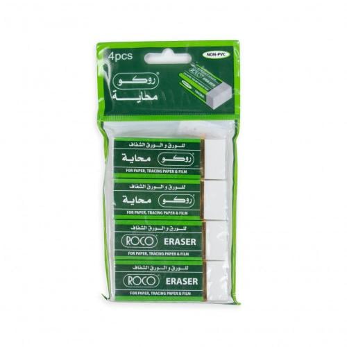 Roku correction eraser, Roku size, 4 pieces, model...
