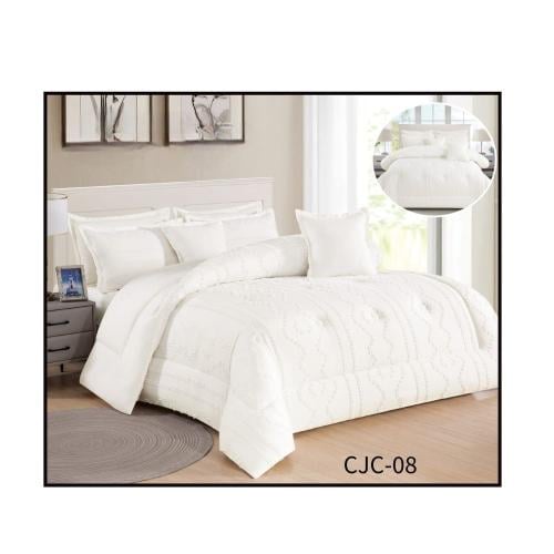  مفرش سلك نفرين 8 قطعة وجهين 