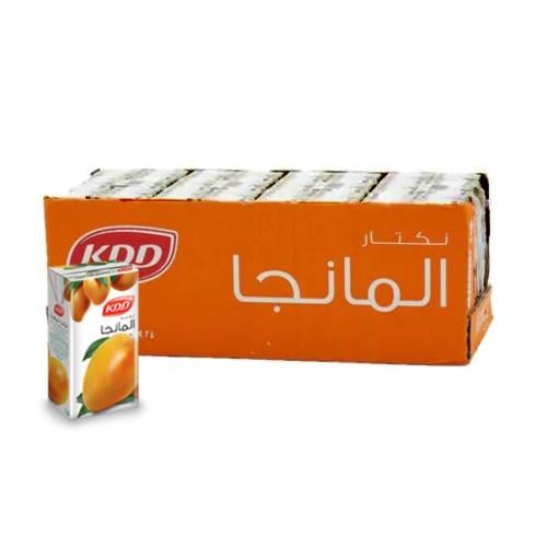 شراب المانجو مع العنب الابيض نكتار KDD كرتون 180 م...