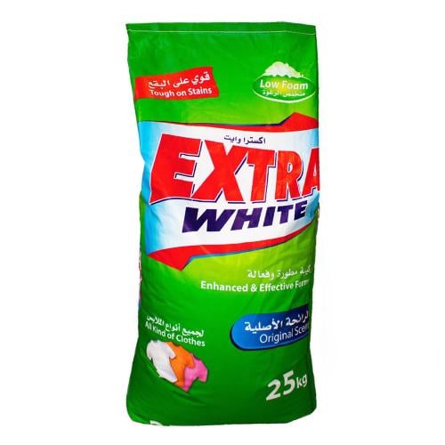 صابون ملابس اكسترا وايت - مسحوق غسيل الملابس - منخ...