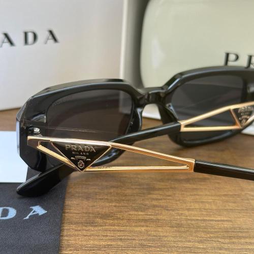 نظارة برادا Prada Black Square Sunglasses