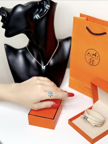 طقم هيرميس تركواز 4 قطع