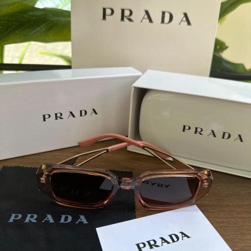 نظارة برادا Prada Black Square Sunglasses