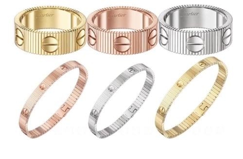 خاتم كارتير لوف الجديد - ذهبي