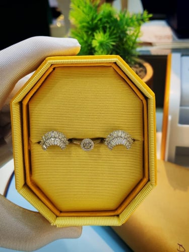 خاتم سواروفسكي Swarovski Idyllia ثلاثي