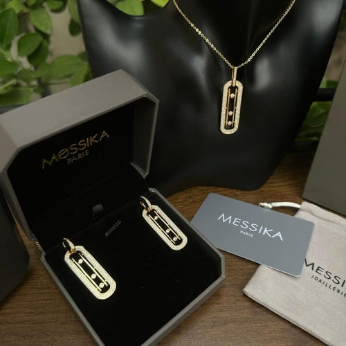 طقم ميسيكا باريس – سلسال وأقراط Move Classique