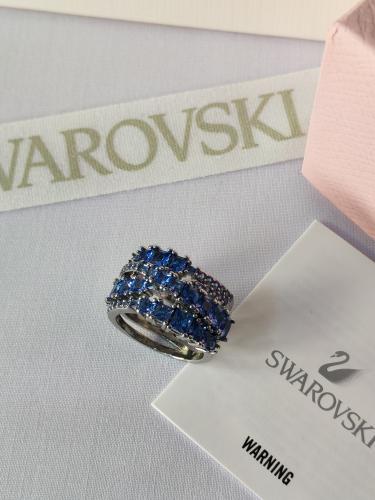 خاتم سواروفسكي كريستال ازرق