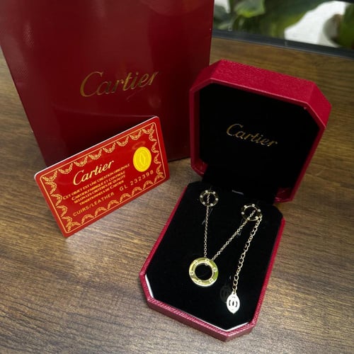 طقم كارتير LOVE ذهبي