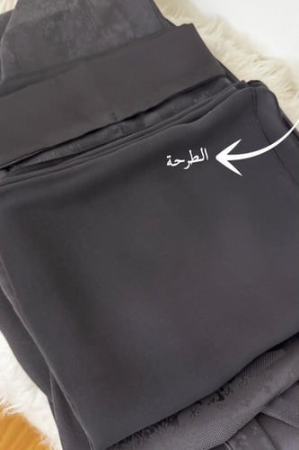 A68- عباية صيفية بنقوش صينية