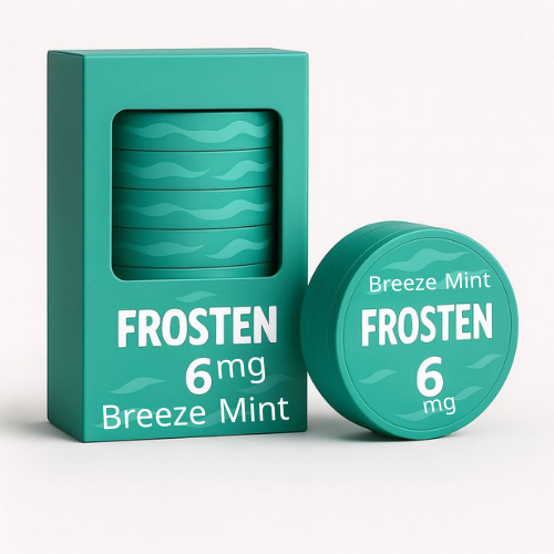 نكهة Breeze Mint -FROSTEN بتركيز 6mg، باكج مكون من...