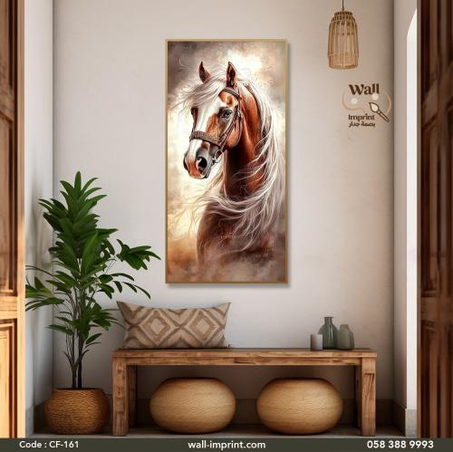 Canvas painting for details of the authentic Arab...