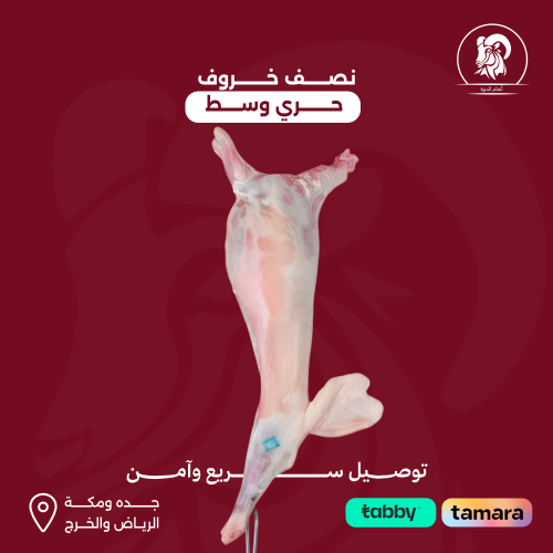 نصف خروف حري وسط