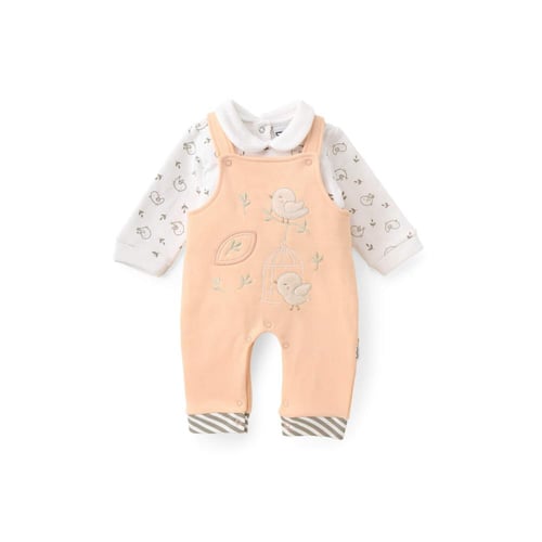 افارول بيبي بناتي ميلتون مطرز عصفورتين احداهما علي...