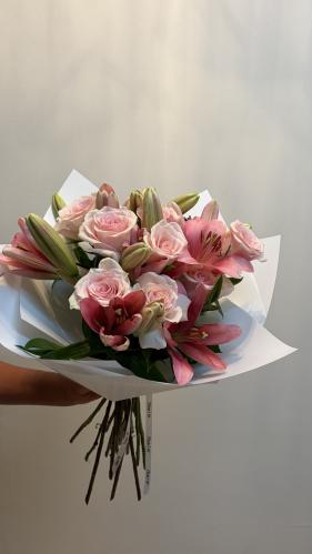 ليليوم وردي | Mix Pink bouquet