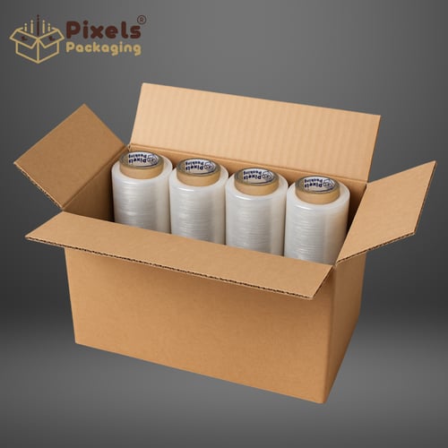 4 لفة رول تغليف شفاف قابل للتمدد 2200 غرام من بكسل...