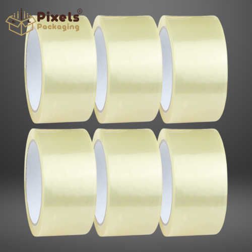 6 قطع شطرطون لاصق قوي شفاف من بكسل التغليف طول 60...