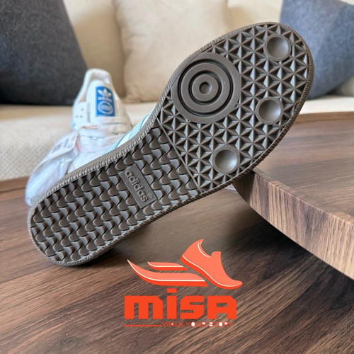 Adidas Samba (White / Blue) - اديداس سامبا (أبيض /...