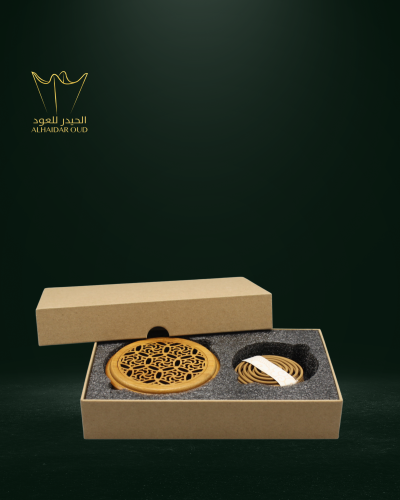 مبخرة الأعواد الذكية مدورة مع ند حلزوني