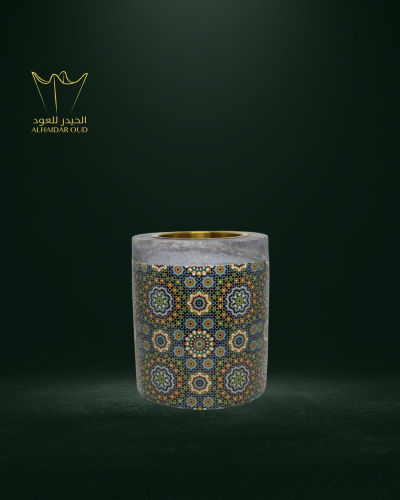 مبخرة رأس رخام منقوشة