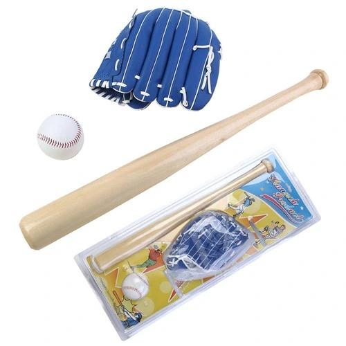 Baseball bat with ball and glove for children