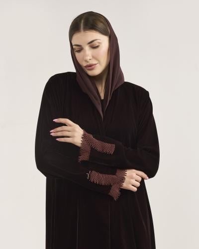 مخمل بني بشك بني - Aw 014