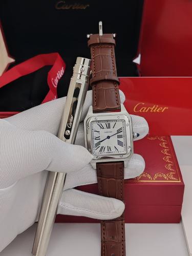 طقم ساعه كارتير دومو بني وقلم كارتير