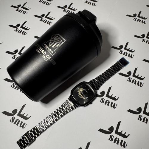 طقم ساعة ومق لنادي الاتحاد
