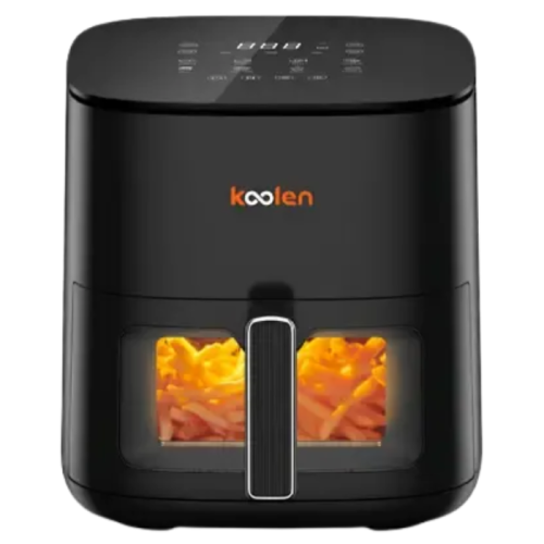 قلاية هوائية Kolin 7 لتر ديجيتال شفافة أسود – مودي...