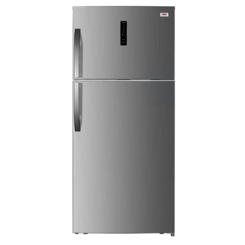 هام ثلاجة بابين 18.6 قدم ستانلس ستيل – موديل HM680...