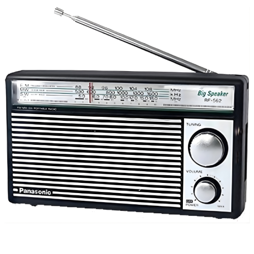 راديو باناسونيك AM/FM محمول – موديل 2DD-562R (صوت...