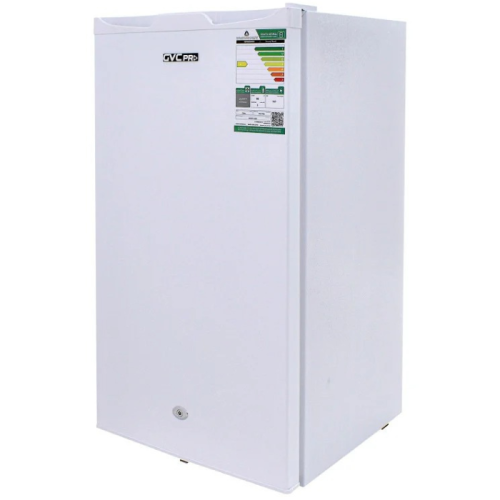 ثلاجة باب واحد جي في سي برو لون أبيض – GVCRF-140 W
