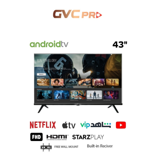 شاشة جي في سي برو سمارت GVC-43TUS5200