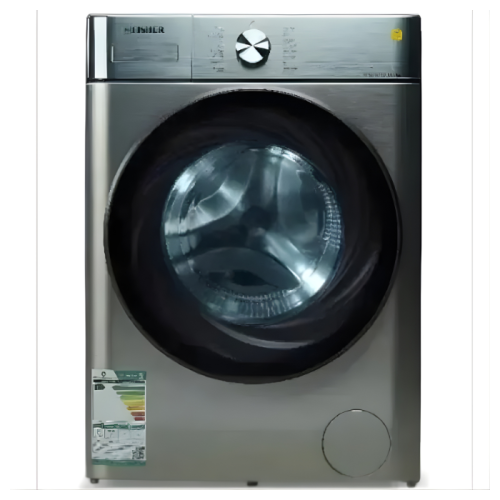 غسالة أوتوماتيك فيشر حراري ستيل FAWMDF-MBS10S — 10...