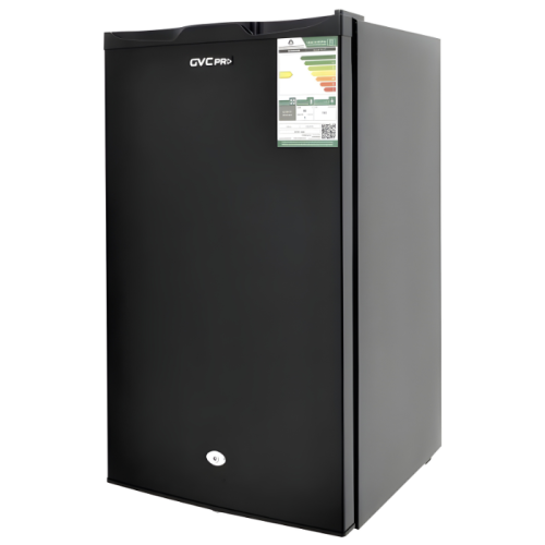 ثلاجة جي في سي أسود – GVCRF-140W