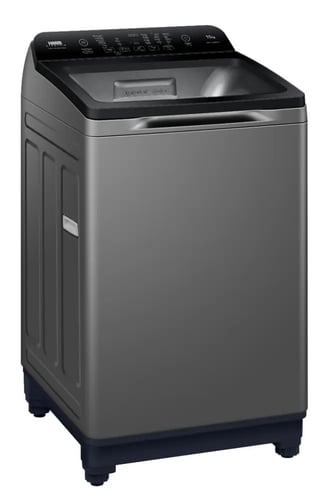 غسالة هام إنفرتر تعبئة علوية، 15 كجم، 8 برامج، فضي...