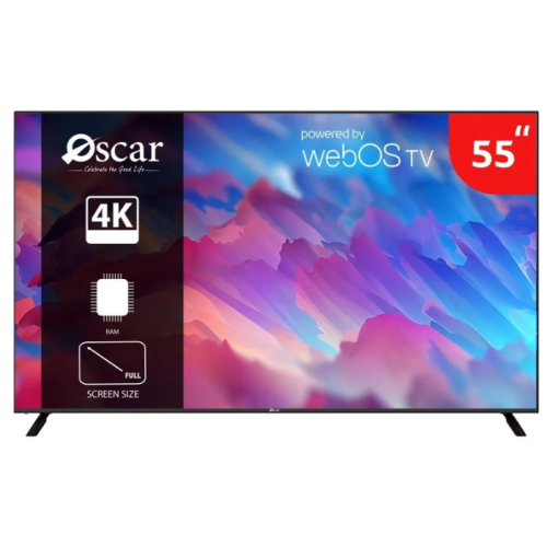 شاشة أوسكار ويبس 55 بوصة 4K سمارت موديل OS55JW4KM