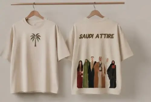 تيشيرت الزي السعودي