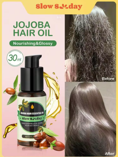 زيت الجوجوبا العطري للشعر، زيت للعناية بالشعر للنس...