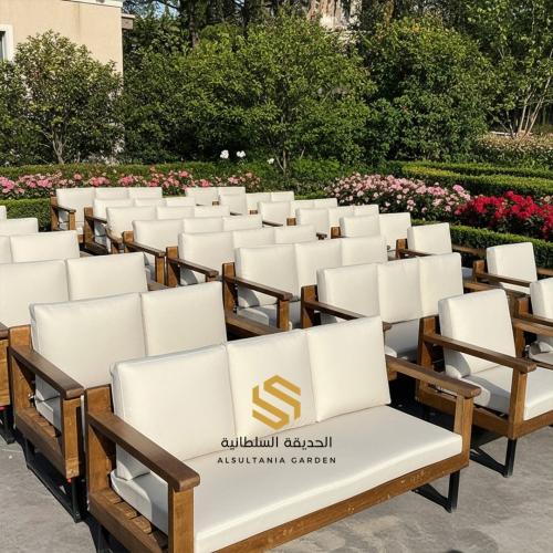 جلسة خارجية خشب