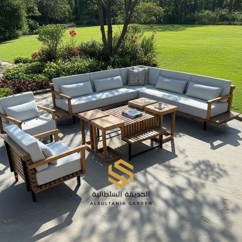 جلسة خارجية خشب