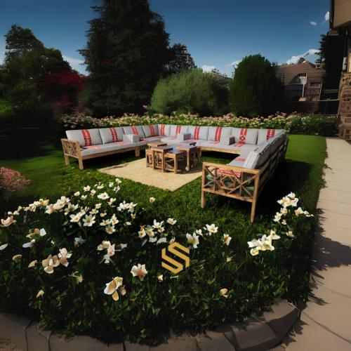 جلسة خارجية خشب