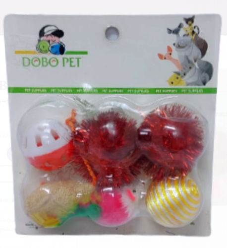 لعبة قطط DOBO PET مجموعه كرات kp-043