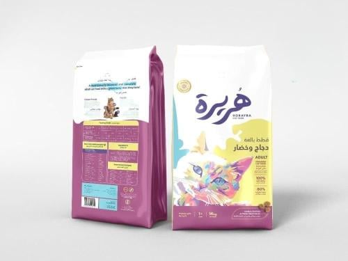 هريرة طعام قطط جاف بالخضار والدجاج 7 كيلو